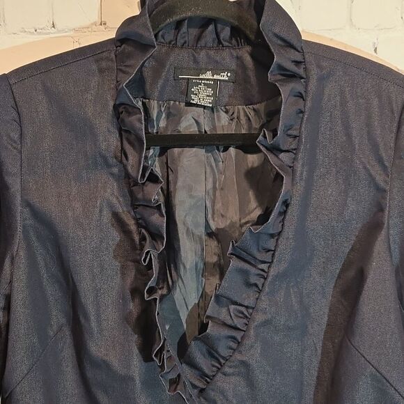 Willi Smith Denim Look Blazer Size L - Picture 2 of 7